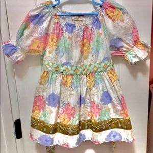 Matilda Jane floral watercolor puff sleeve tunic 8